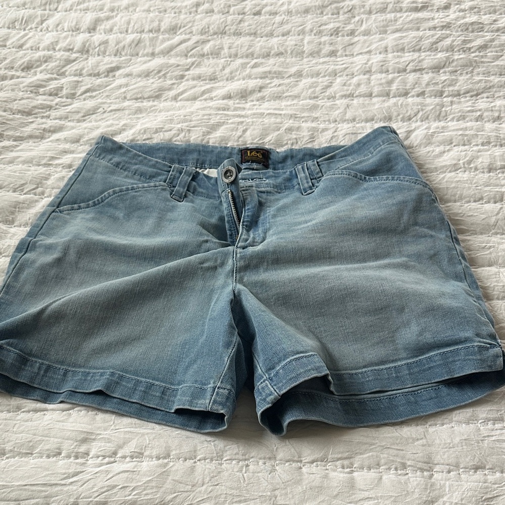 Lee Women's Light Blue Jean Shorts